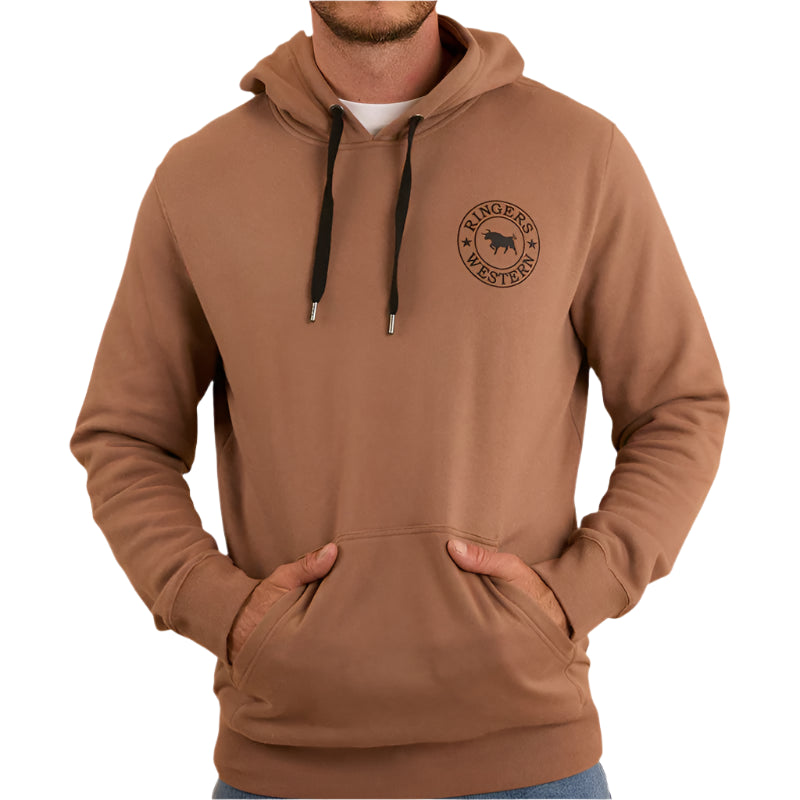 Ringers Western Mens Signature Bull Pullover Hoodie - EQ Saddlery