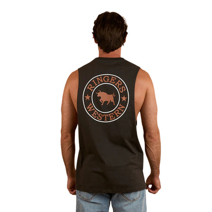 Ringers Western Mens Signature Bull Muscle Tank Top