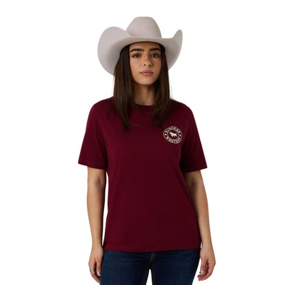 Ringers Western Womens Signature Bull Loose Fit T-Shirt