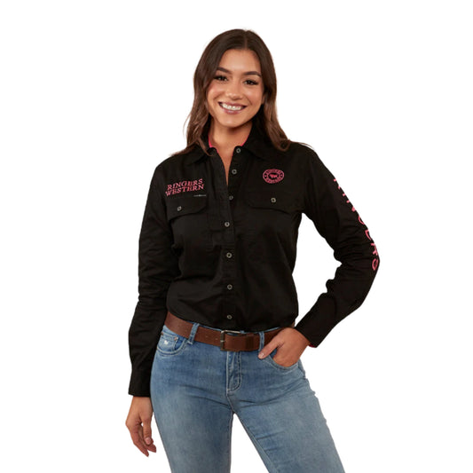 Ringers Western Womens Signature Jillaroo Full Button Work Shirt