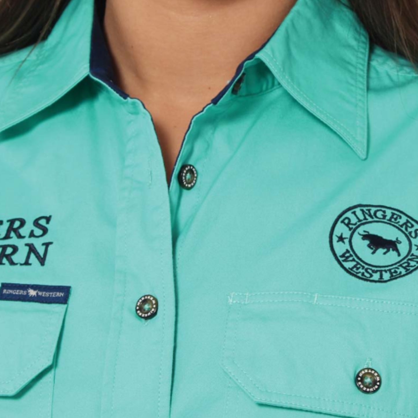 Ringers Western Womens Signature Jillaroo Full Button Work Shirt