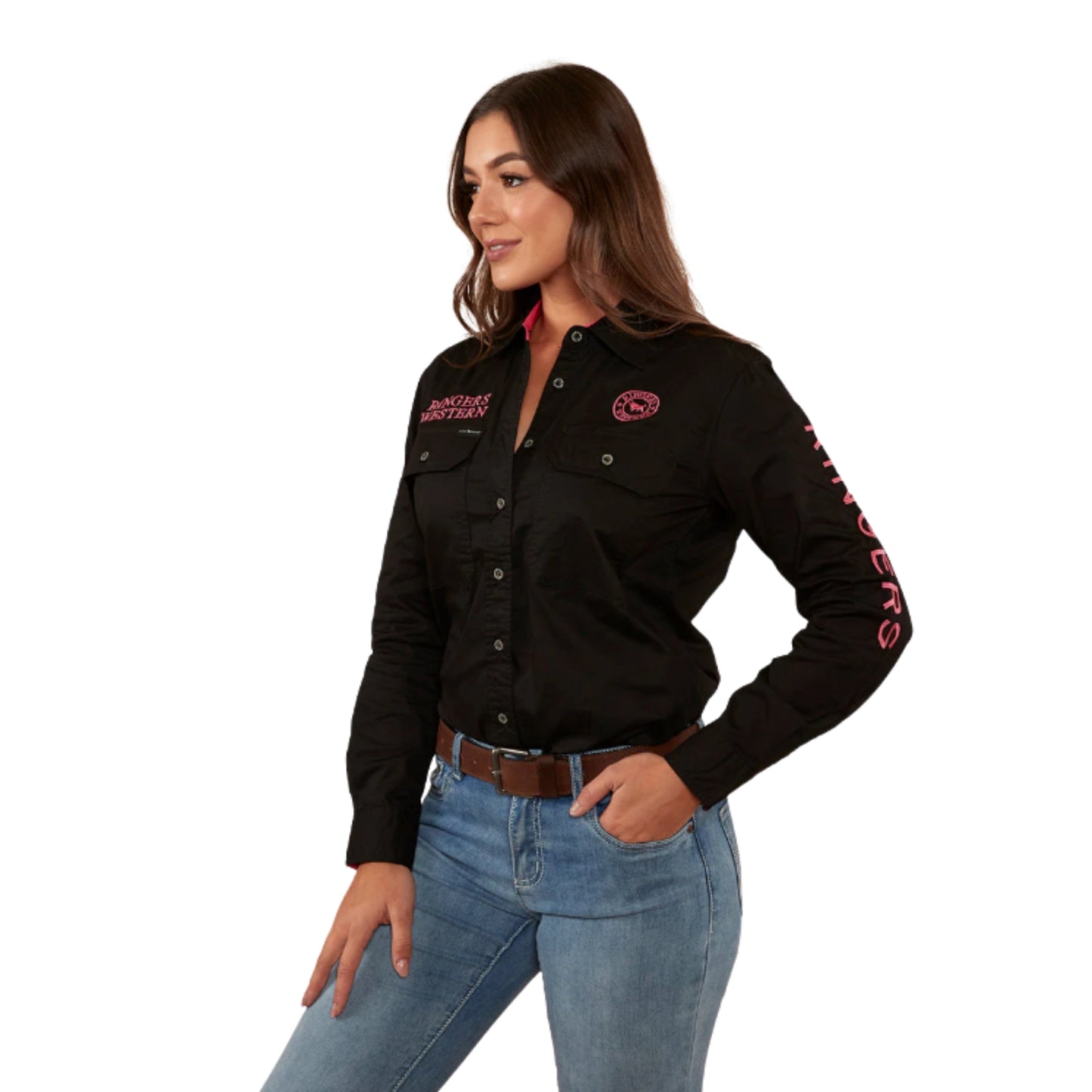 Ringers Western Womens Signature Jillaroo Full Button Work Shirt