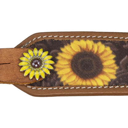 Silver Royal Ladies Sunflower Spur Straps - EQ Saddlery