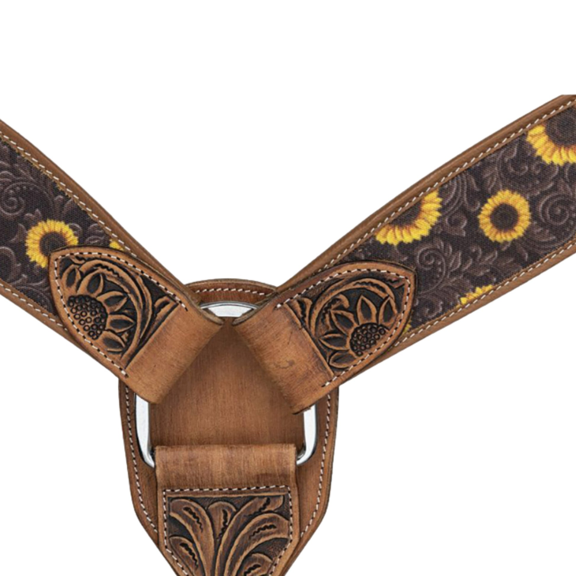 Silver Royal Sunflower Breastcollar - EQ Saddlery