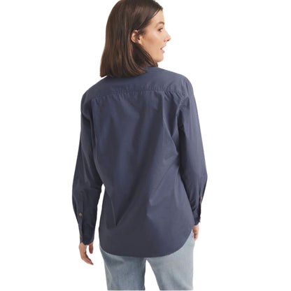 RB Sellars Womens Springfield Half Button Long Sleeve Shirt - EQ Saddlery
