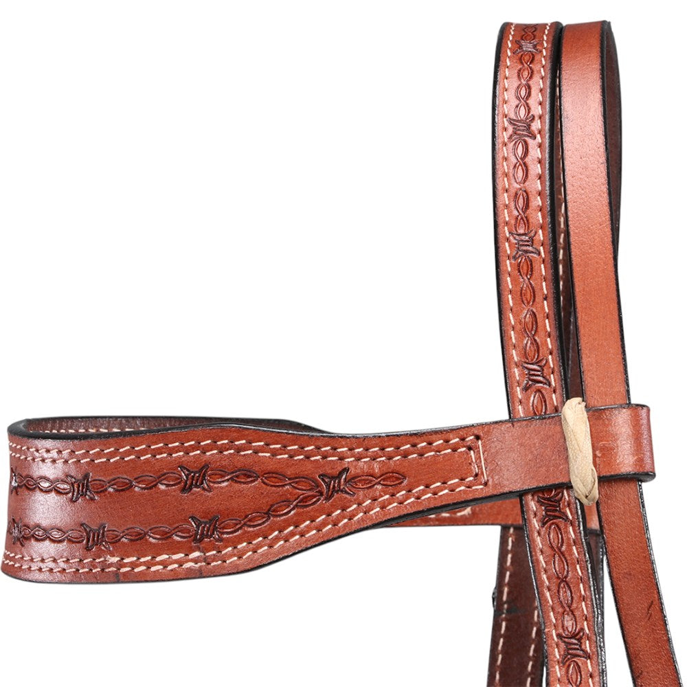 Texas-Tack Barbed Wire Headstall
