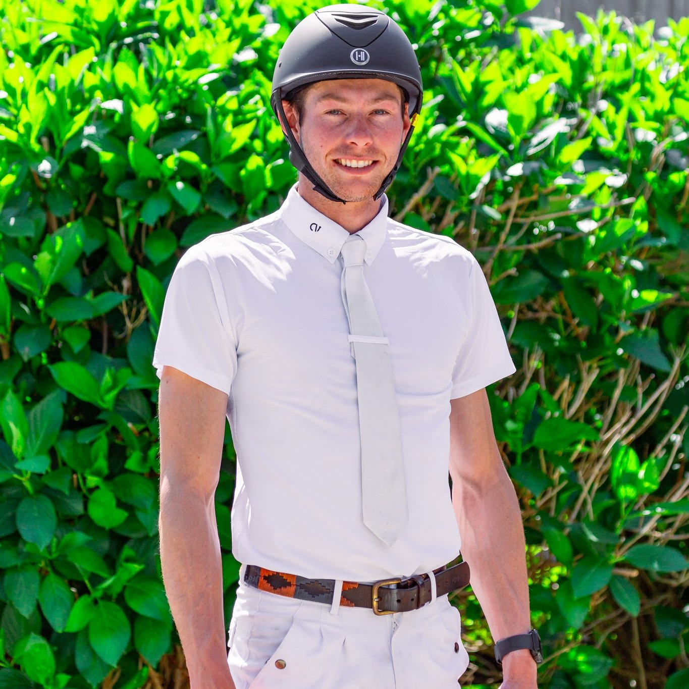 QJ Riding Wear Mens Henry Show Shirt - EQ Saddlery