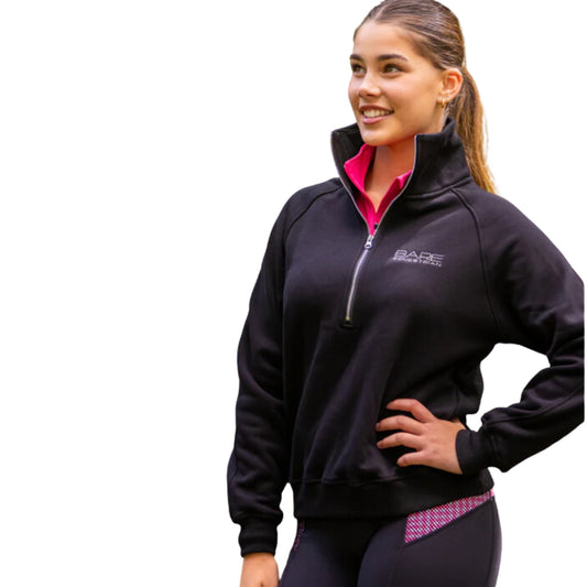 BARE Quarter Zip Teddy Sweater - EQ Saddlery