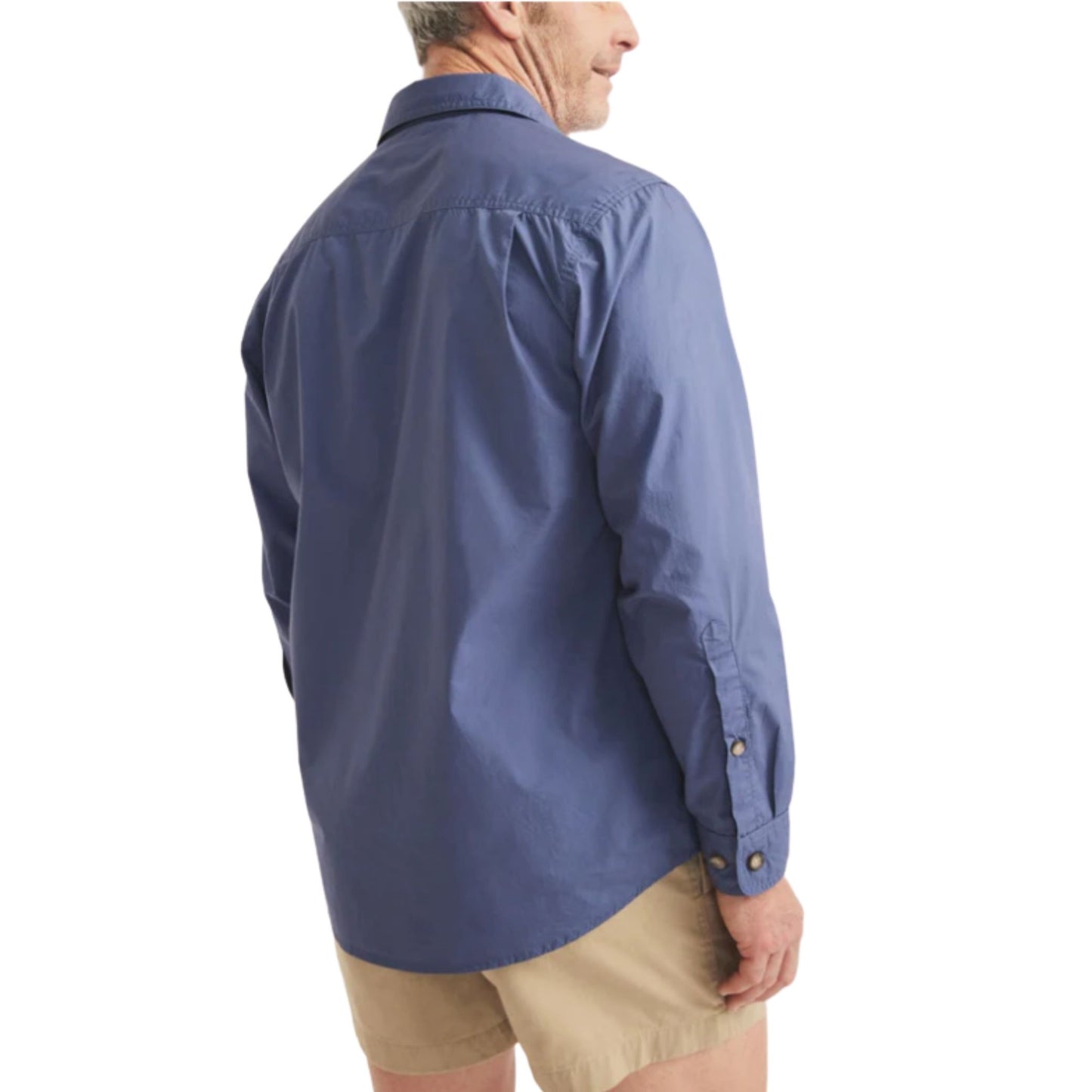 RB Sellars Mens Territory Half Button Long Sleeve Shirt - EQ Saddlery
