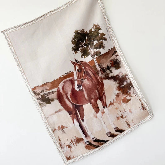 Whitney Spicer New Horse Tea Towel - EQ Saddlery