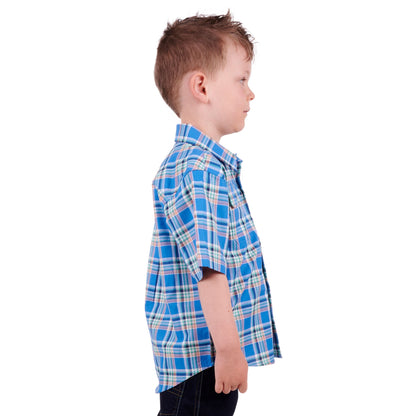 Thomas Cook Boys Baxter Check 2-Pocket Short Sleeve Shirt