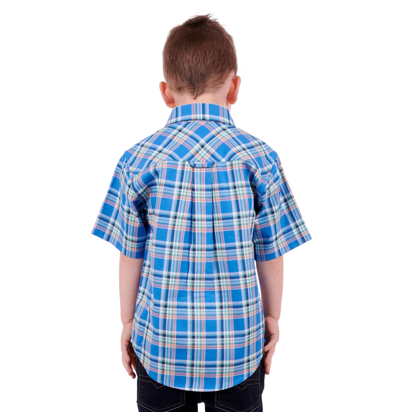 Thomas Cook Boys Baxter Check 2-Pocket Short Sleeve Shirt