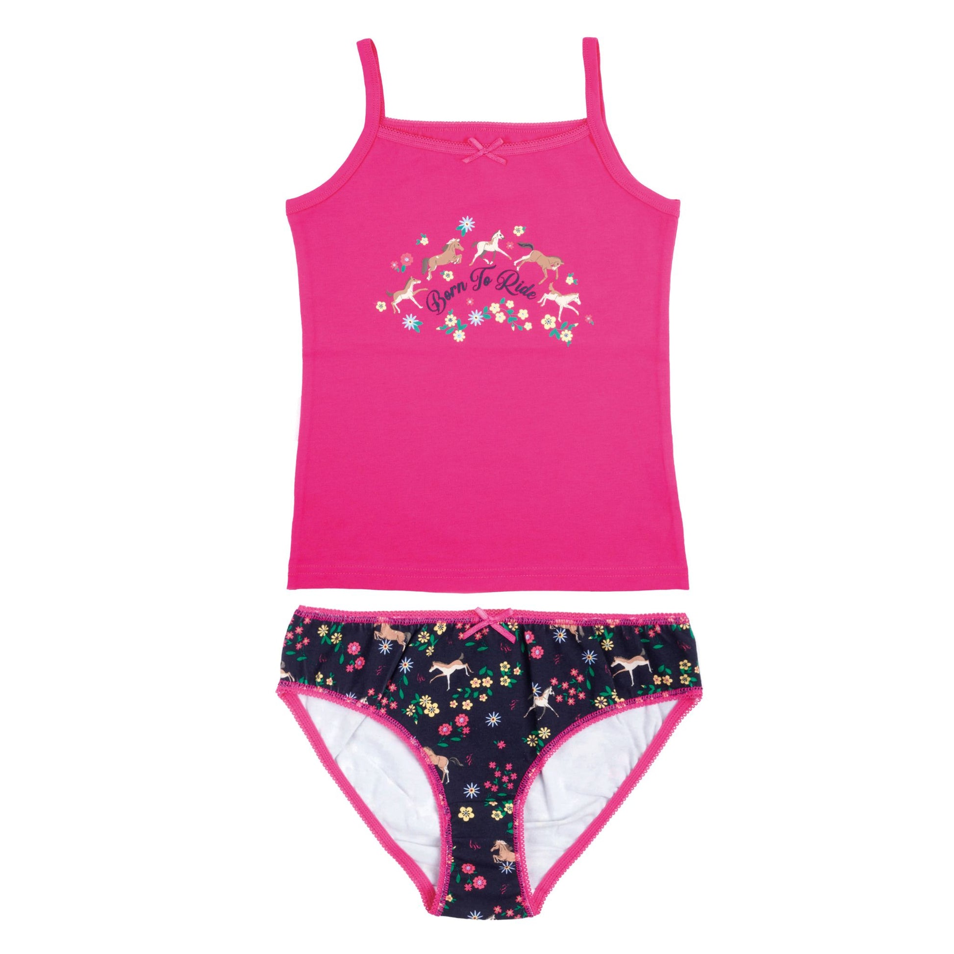 Thomas Cook Girls Poppy Singlet and Underwear Pack - EQ Saddlery