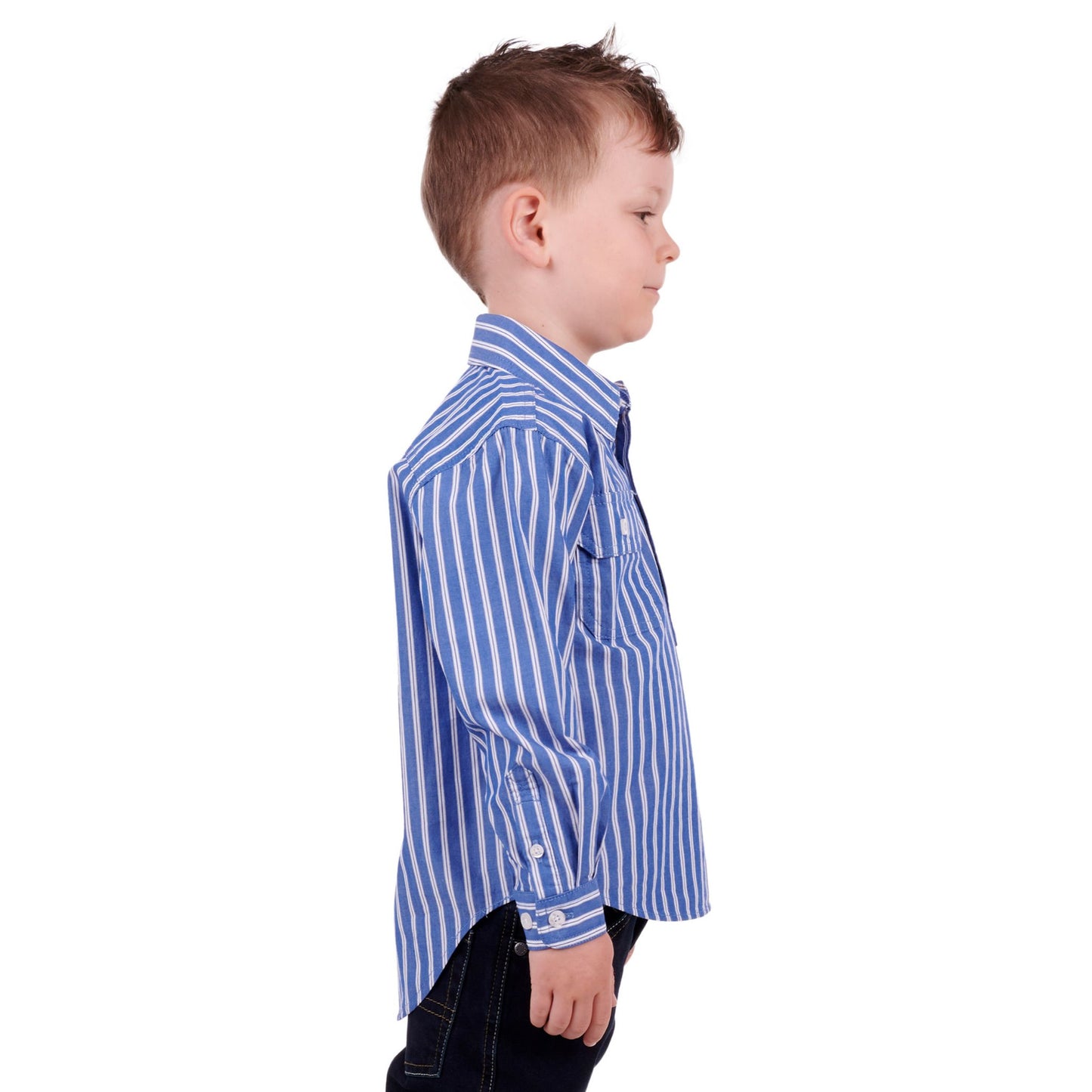 Thomas Cook Kids Charlie Half Placket Long Sleeve Shirt - EQ Saddlery
