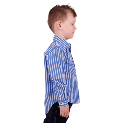 Thomas Cook Kids Charlie Half Placket Long Sleeve Shirt - EQ Saddlery