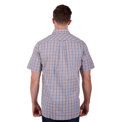 Thomas Cook Mens Lawson Check 2-Pocket Short Sleeve Shirt - EQ Saddlery