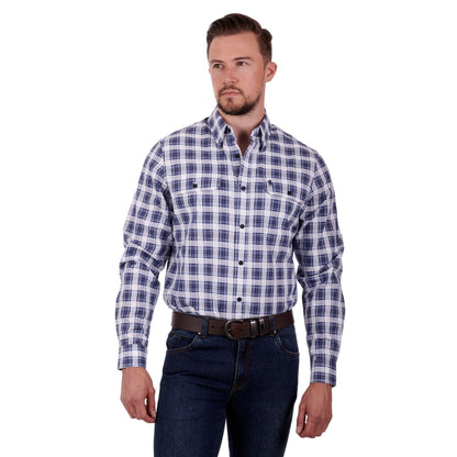 Thomas Cook Mens Lloyd Check 2-Pocket Long Sleeve Shirt