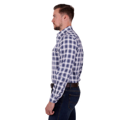 Thomas Cook Mens Lloyd Check 2-Pocket Long Sleeve Shirt