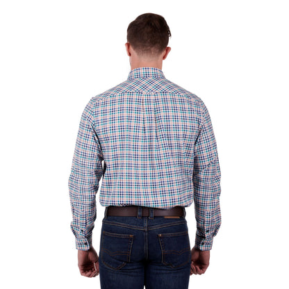 Thomas Cook Mens Whitburn Check 2-Pocket Long Sleeve Shirt - EQ Saddlery