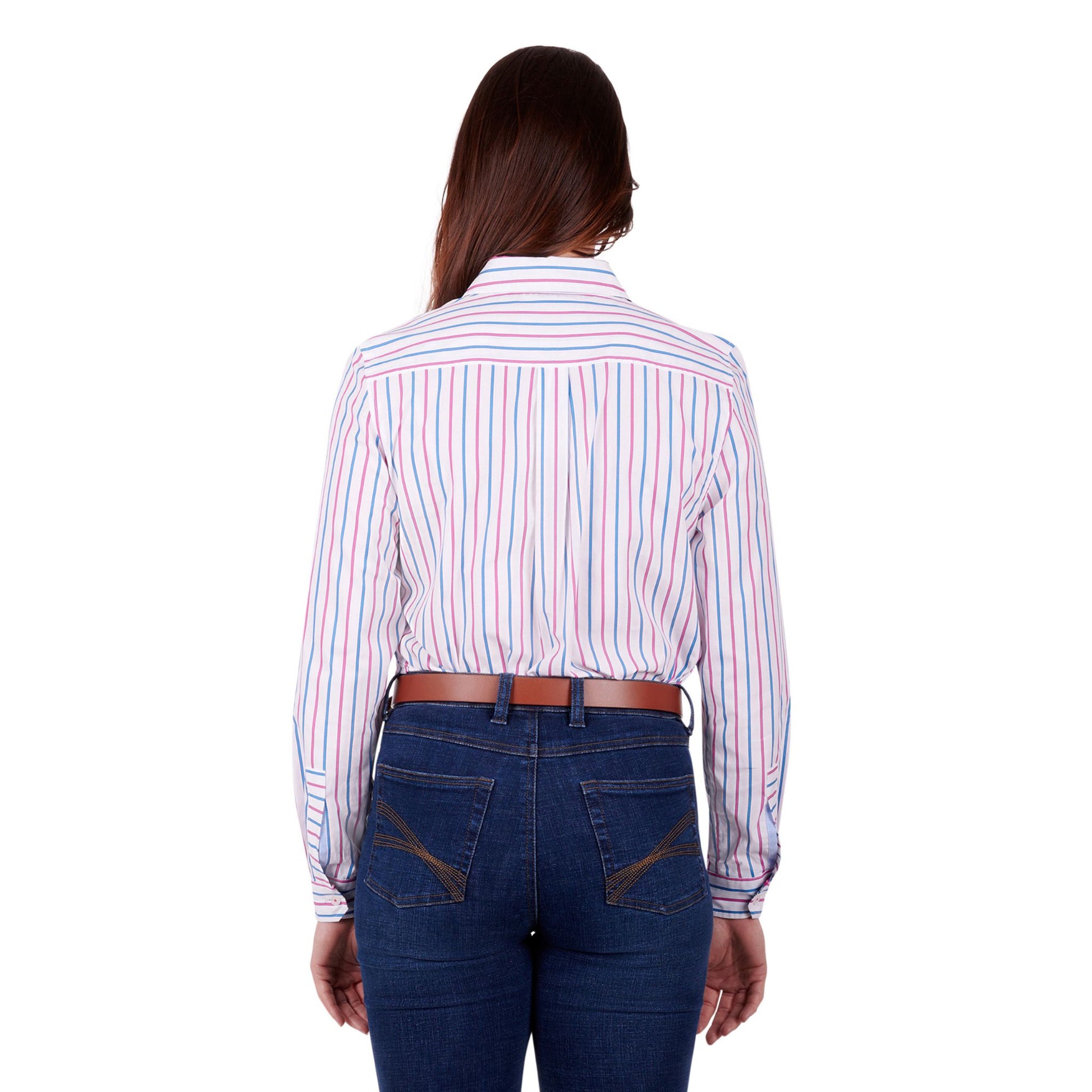 Thomas Cook Womens Perry Stripe Long Sleeve Shirt - EQ Saddlery