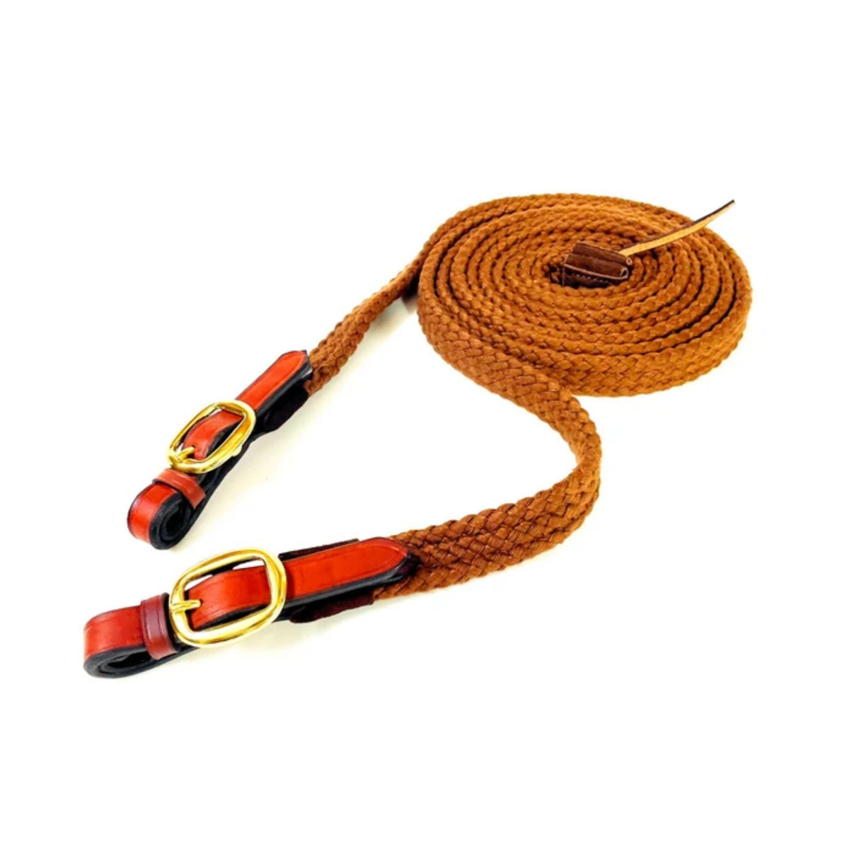 Toprail Stockmans Cotton Reins w Brass Buckles