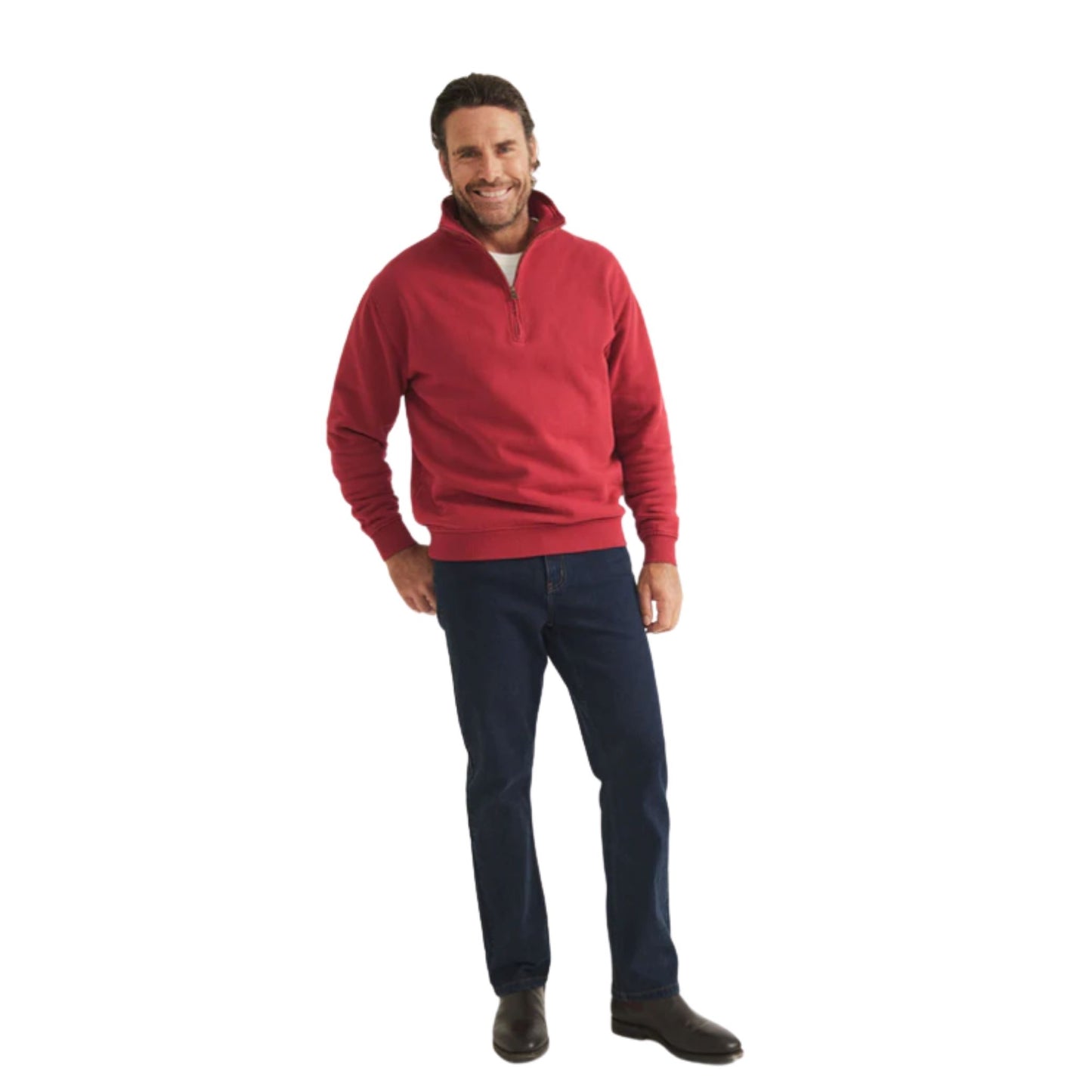RB Sellers Mens Trentham Half Zip Jumper