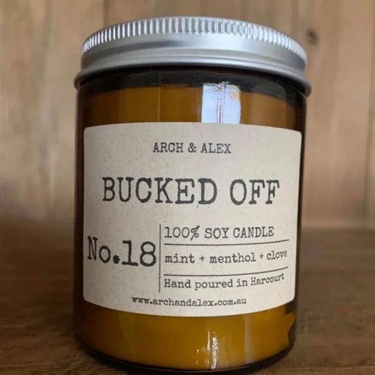 The Bucked Off Candle - EQ Saddlery