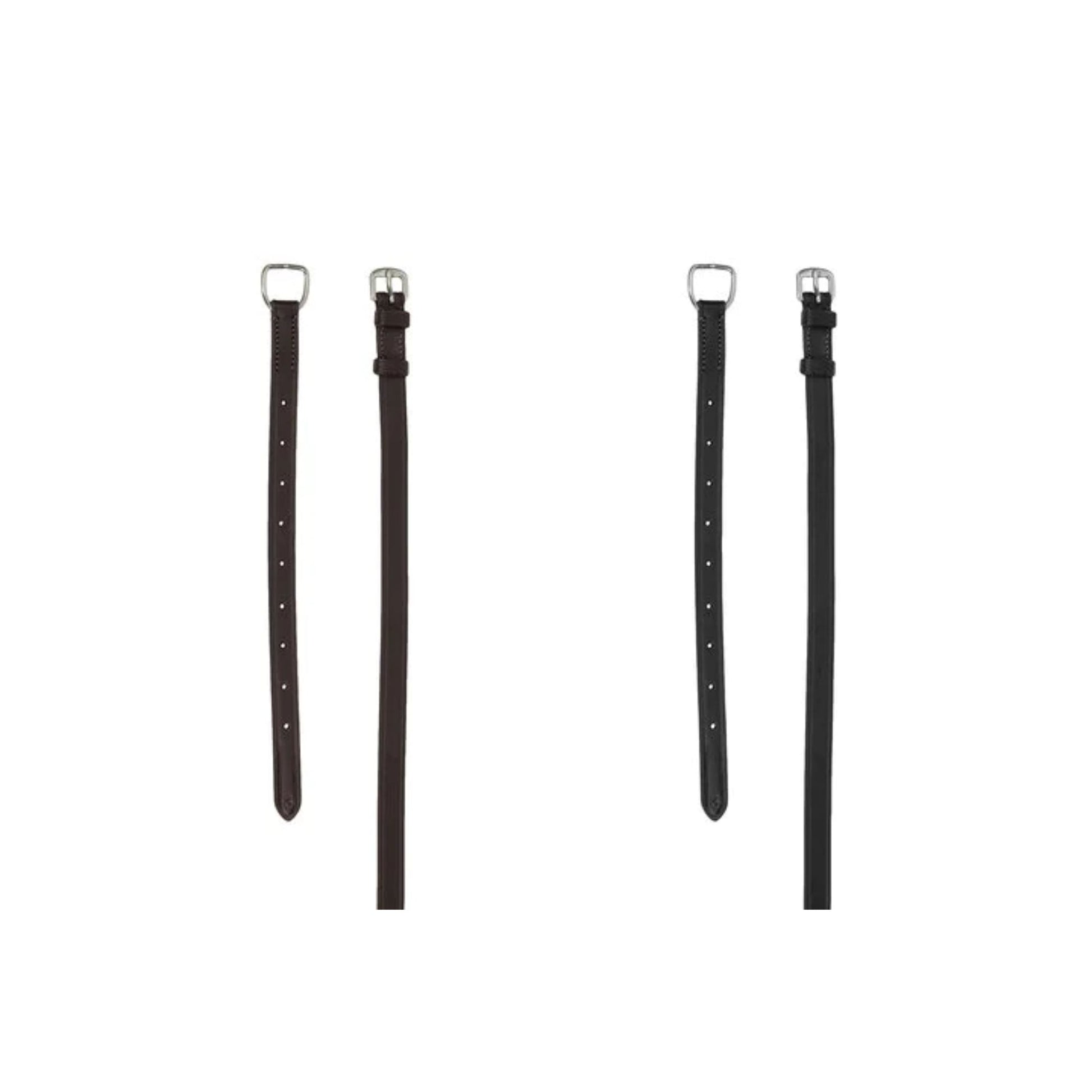 PSOS Flat Throatlash with Dark Stitches - EQ Saddlery