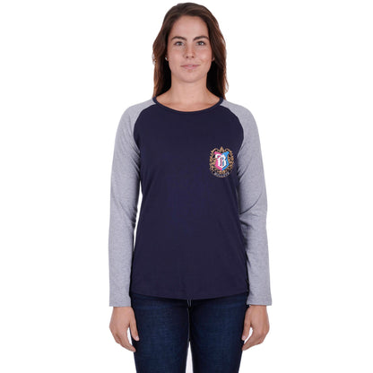 Bullzye Womens Royal Long Sleeve T-Shirt - EQ Saddlery