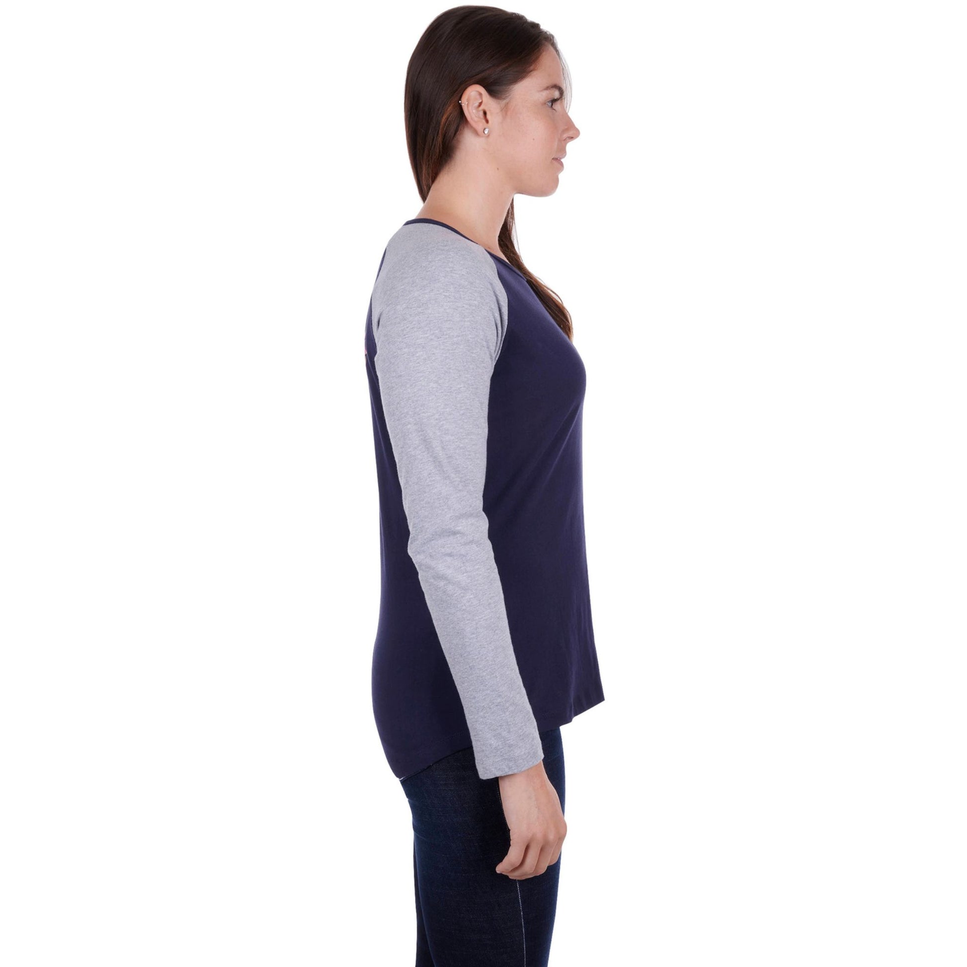 Bullzye Womens Royal Long Sleeve T-Shirt - EQ Saddlery
