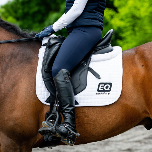 EQ Logo Performer Dressage Saddle Pad - EQ Saddlery