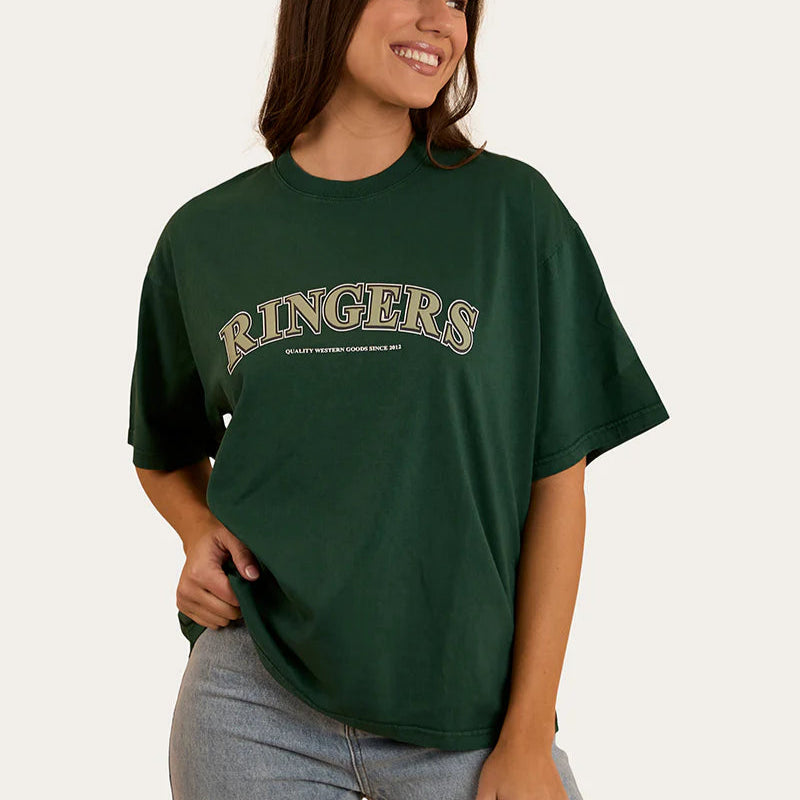 Ringers Western Womens Varsity Oversized T-Shirt - EQ Saddlery