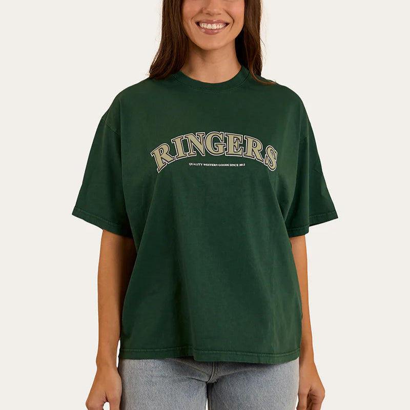 Ringers Western Womens Varsity Oversized T-Shirt - EQ Saddlery