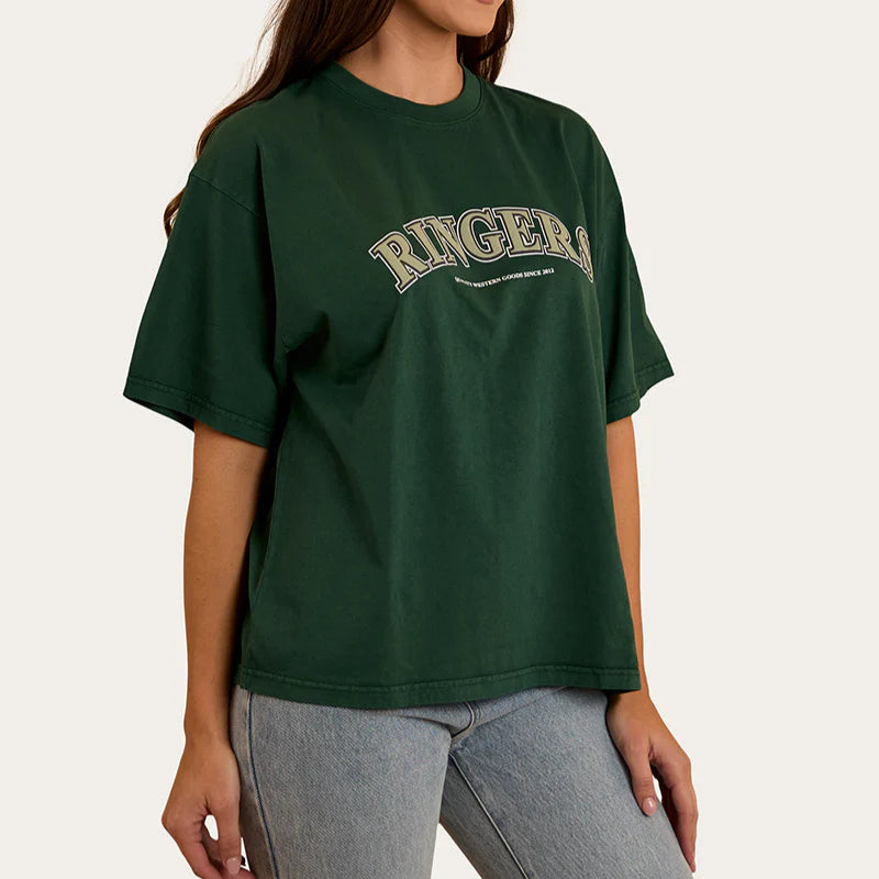 Ringers Western Womens Varsity Oversized T-Shirt - EQ Saddlery