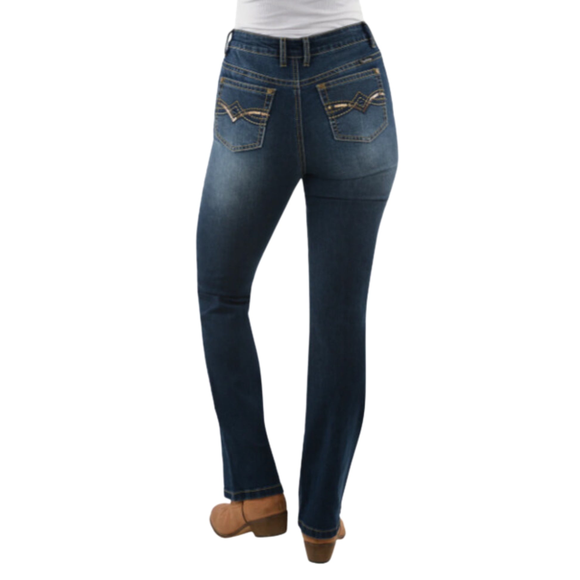 Pure Western Womens Brady High Waisted Boot Cut Jeans – EQ Saddlery