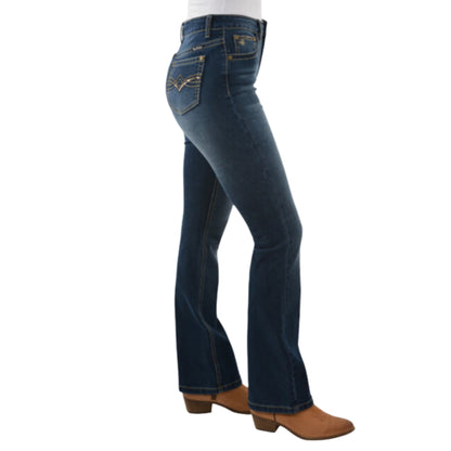 Pure Western Womens Brady High Waisted Boot Cut Jeans