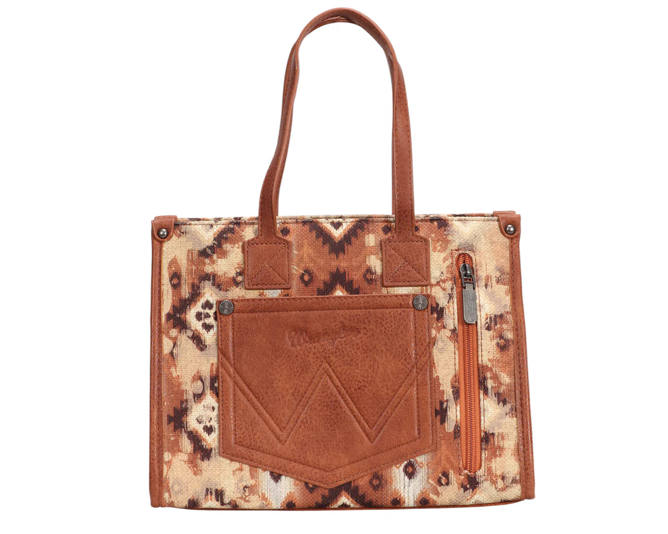 Wrangler Aztec Crossbody Tote Bag
