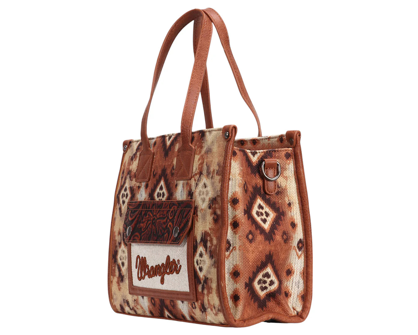 Wrangler Aztec Crossbody Tote Bag