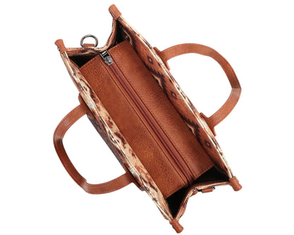 Wrangler Aztec Crossbody Tote Bag