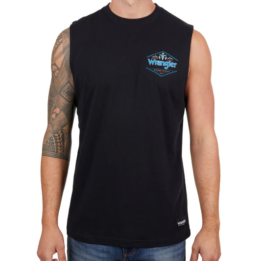 Wrangler Mens Jack Muscle Tank - EQ Saddlery