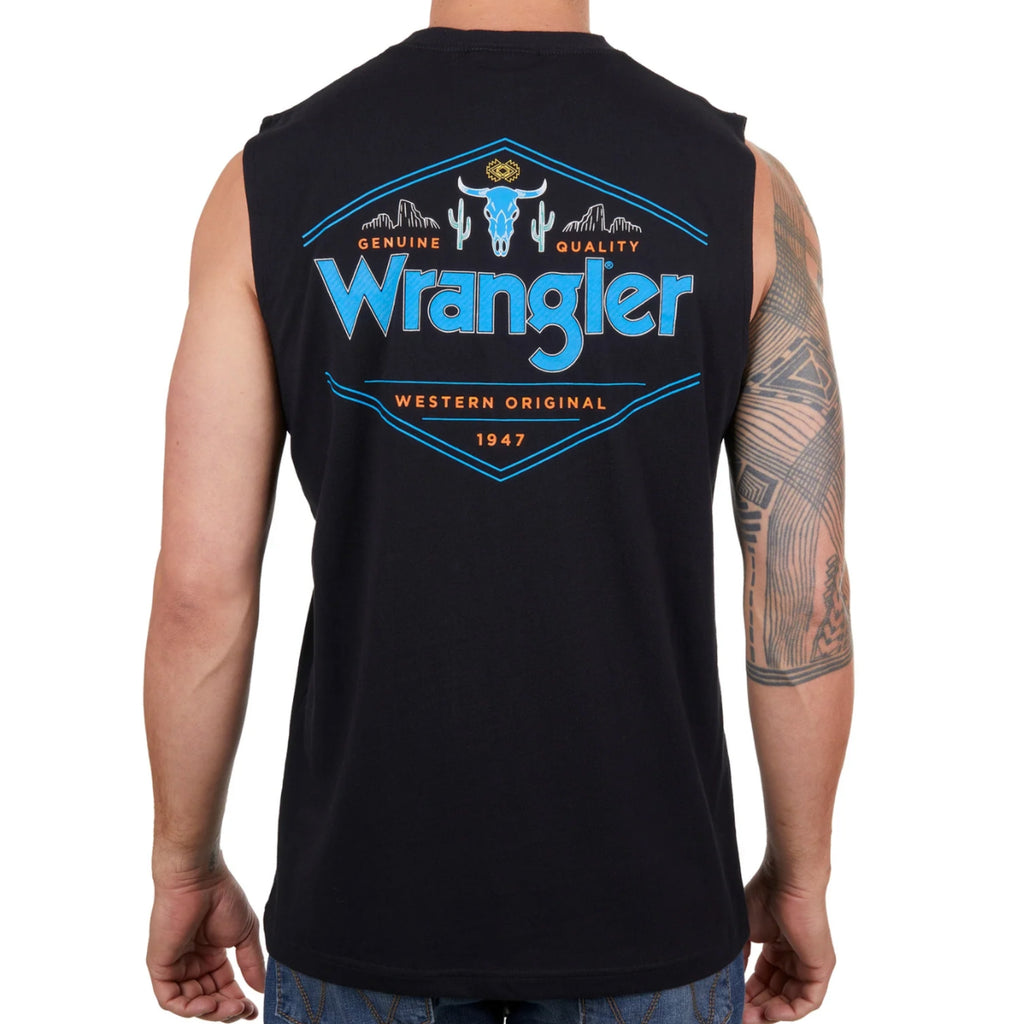 Wrangler Mens Jack Muscle Tank - EQ Saddlery