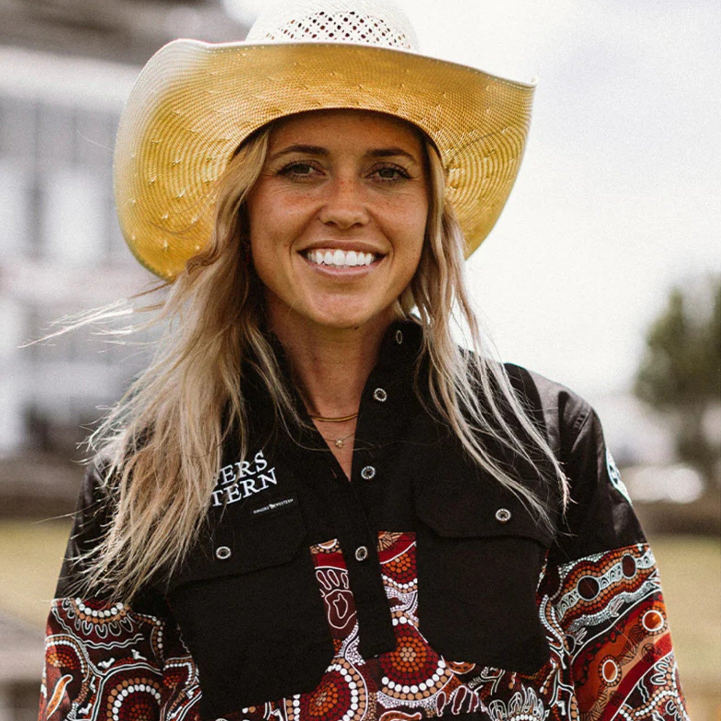 Ringers Western Womens Walkabout Warrior Half Button Work Shirt - EQ Saddlery