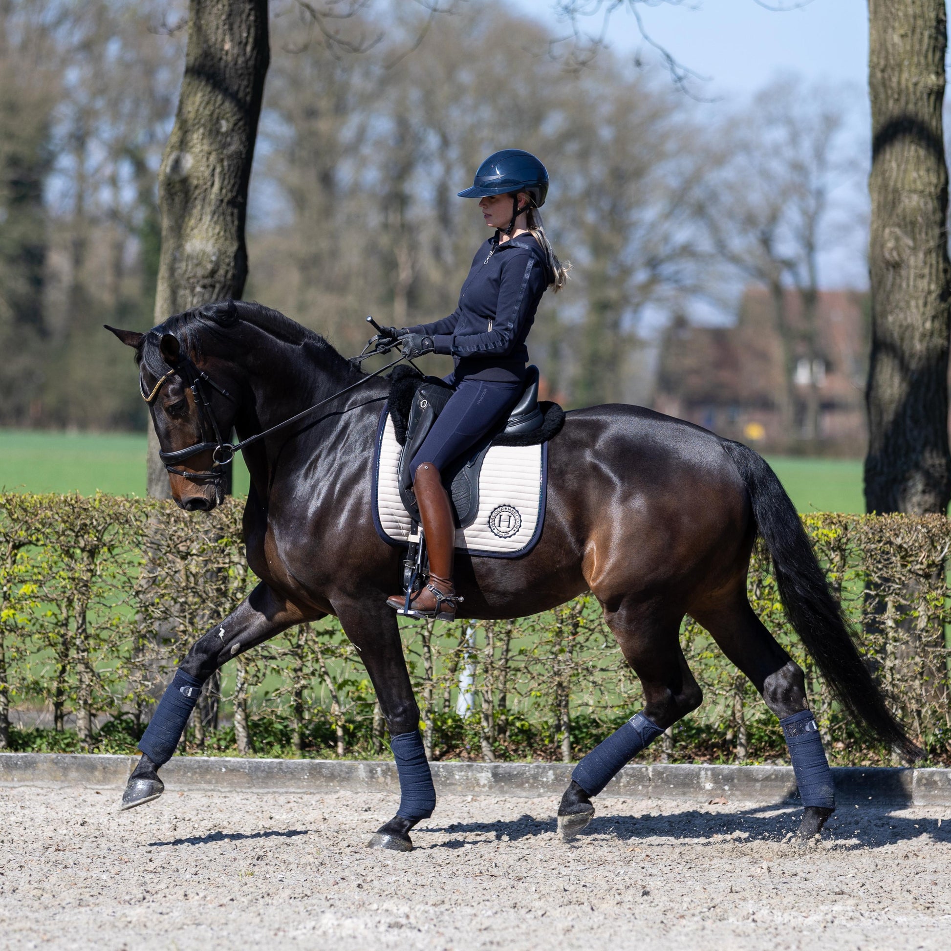 Harcour Karembar Dressage Saddle Pad - EQ Saddlery