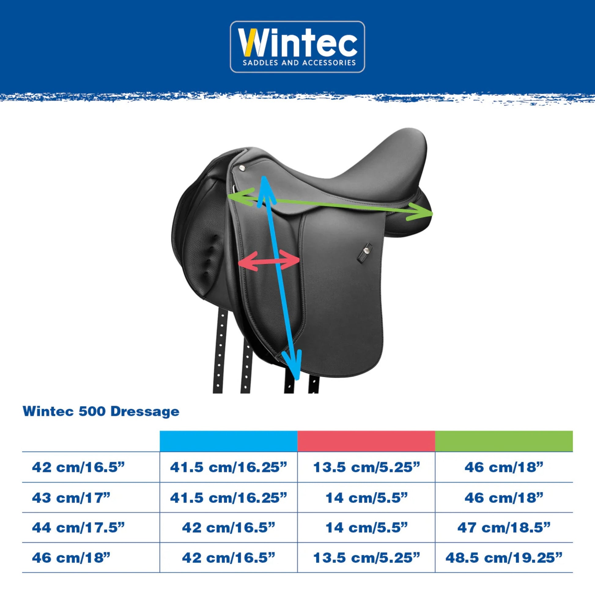 Wintec 500 Dressage HART DEMO Saddle 17 inch - EQ Saddlery