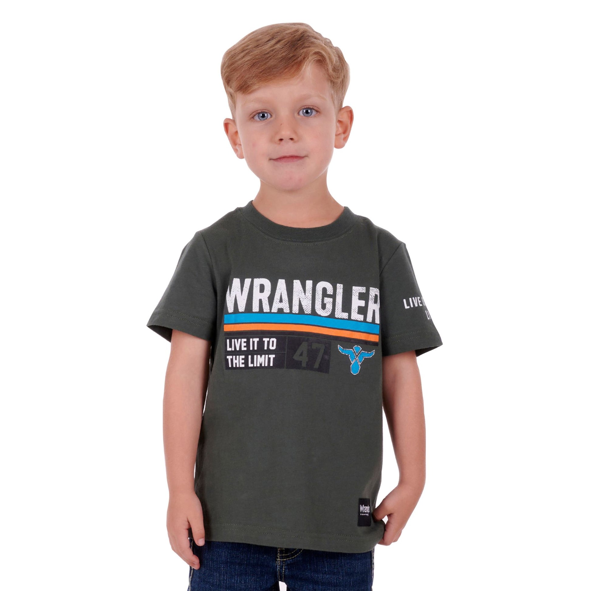Wrangler Boys Jones Short Sleeve T-Shirt - EQ Saddlery