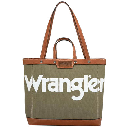 Wrangler Canvas Iconic Logo Tote - EQ Saddlery