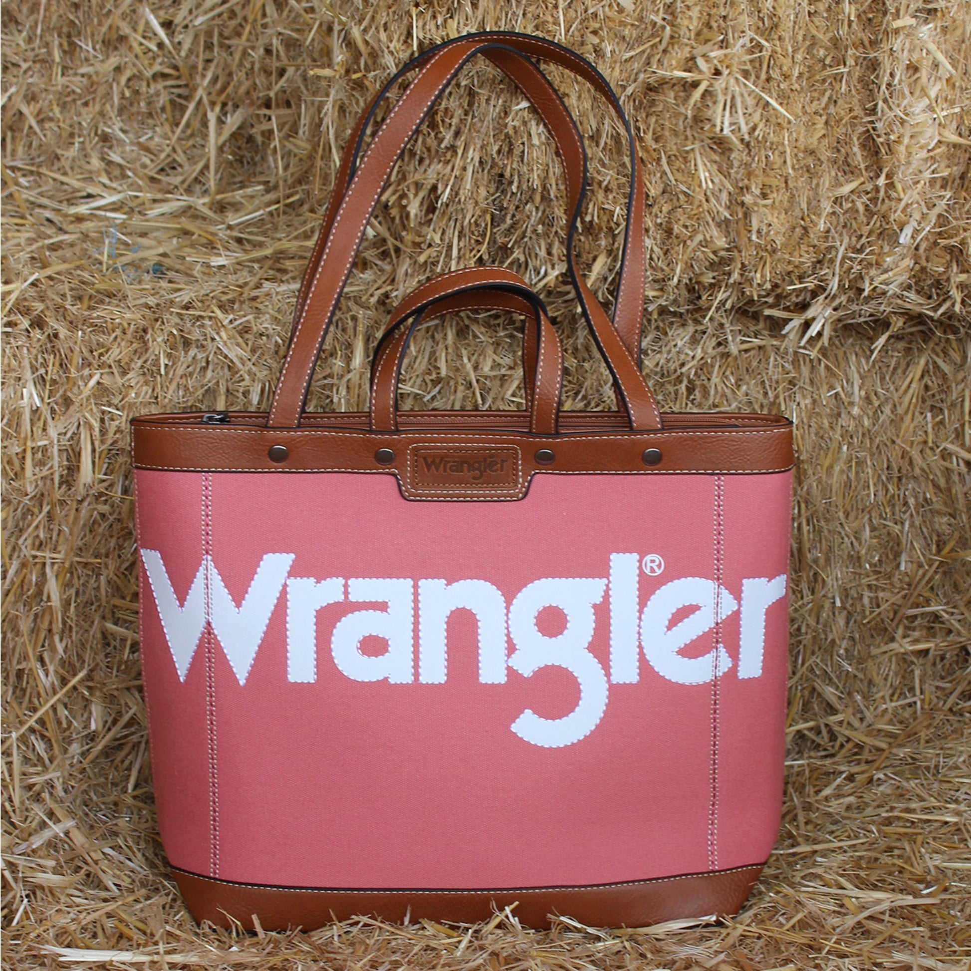 Wrangler Canvas Iconic Logo Tote - EQ Saddlery