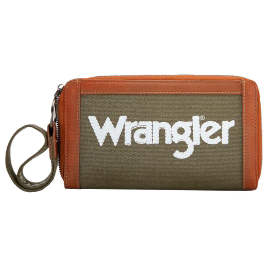 Wrangler Canvas Iconic Logo Wallet - EQ Saddlery