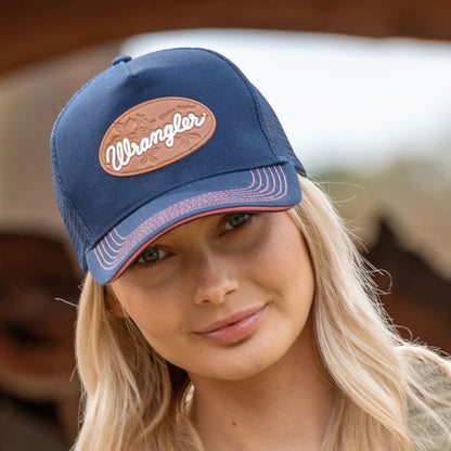Wrangler Cher High Profile Ponytail Trucker Cap - EQ Saddlery