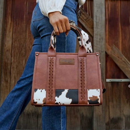 Wrangler Cow Print Crossbody Bag - EQ Saddlery